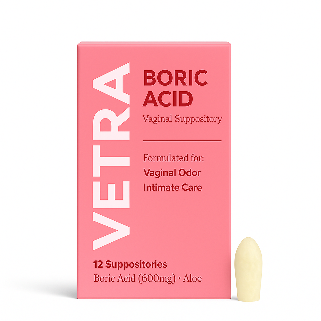 Vetra Boric Acid Vaginal Suppository