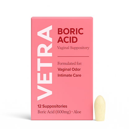 Vetra Boric Acid Vaginal Suppository