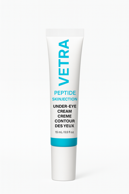 Vetra Peptide Skinjection Fill + Fix Under-Eye Cream, Brighten Under Eyes, Peptide Under-Eye Brightening Cream