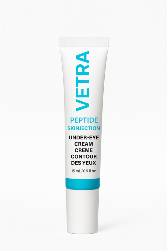 Vetra Peptide Skinjection Fill + Fix Under-Eye Cream, Brighten Under Eyes, Peptide Under-Eye Brightening Cream